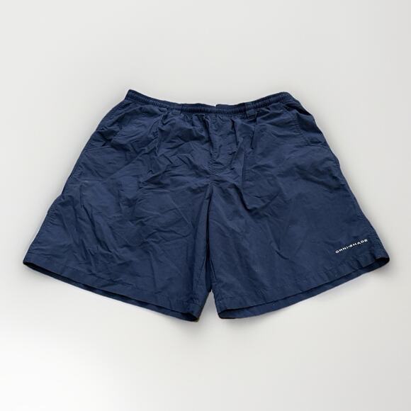 Columbia Mens Blue PFG Backcast III Lined 8" Water Trunks Size L Large FM4009 - Picture 1 of 11